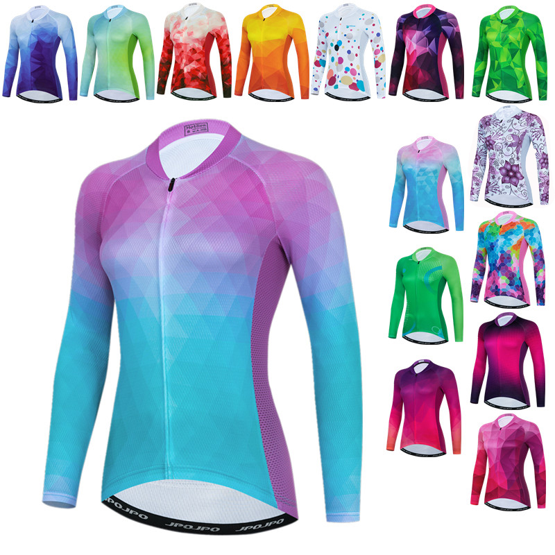 Mountain Biking Jacket - Autumn Women's Cycling Jersey Shirt Long