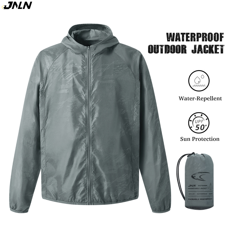 Mountain Biking Jacket - JNLN Men's Women's Waterproof Hiking Jacket