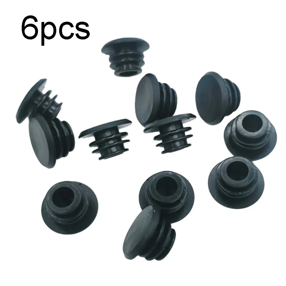 Mountain Biking Hat - 6pcs Rubber Bicycle Handlebar End Cap