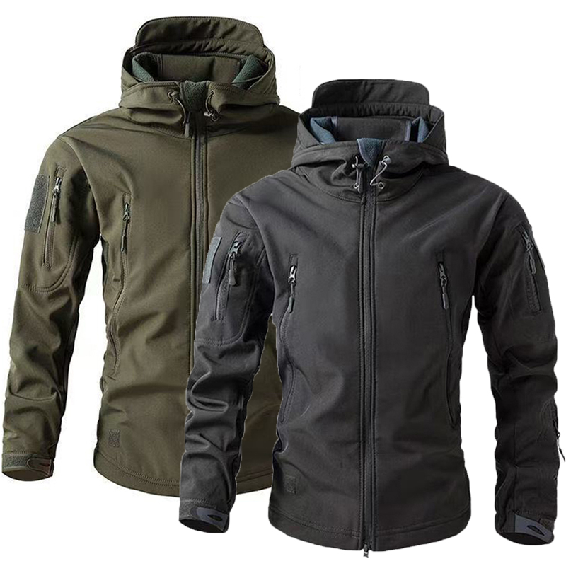 Mountain Biking Jacket - Men's Winter Autumn Warm Softshell Fleece