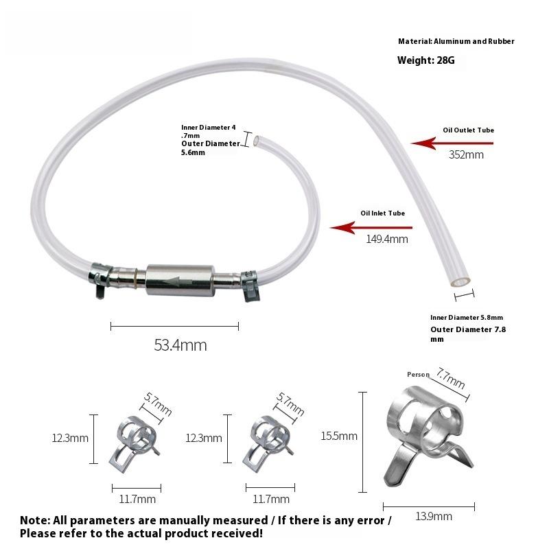 Hydraulic Brake Bleed - 1 Set Durable Bleeder Fluid Hose