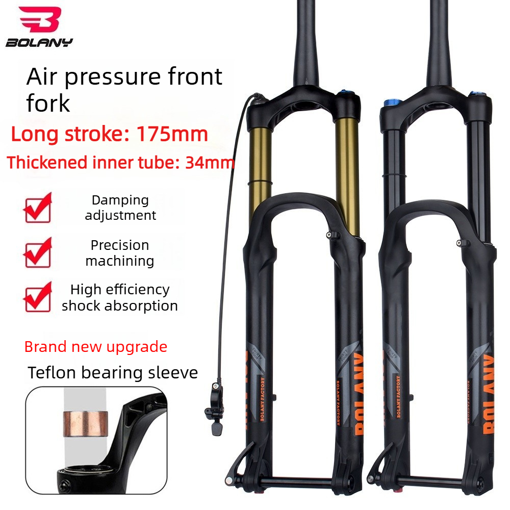 Mtb Fork Air - Bolany Mountain Bike Fork 160/175mm Stroke