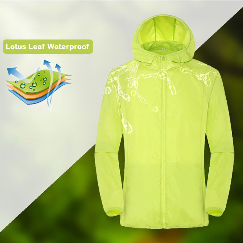 Camping Rain Jacket Men Women  - Mountain Biking Jacket 评论和价格