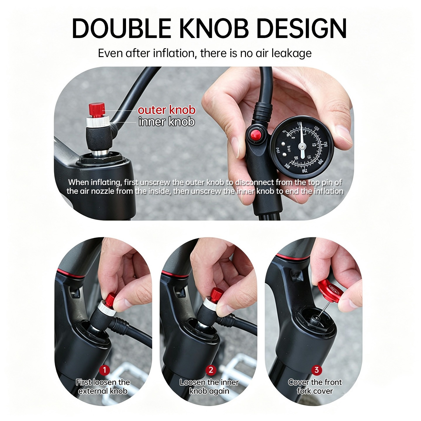 BLOOKE MTB High-Pressure Shock - Mtb Fork Air 评论和价格