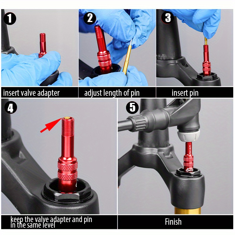 Bike Air Front Fork Valve Adap - Mtb Fork Air 评论和价格