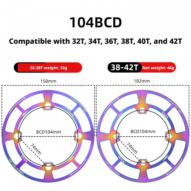 104 BCD Chainring Guard for Mo - Mountain Biking Protective Gear 评论和价格
