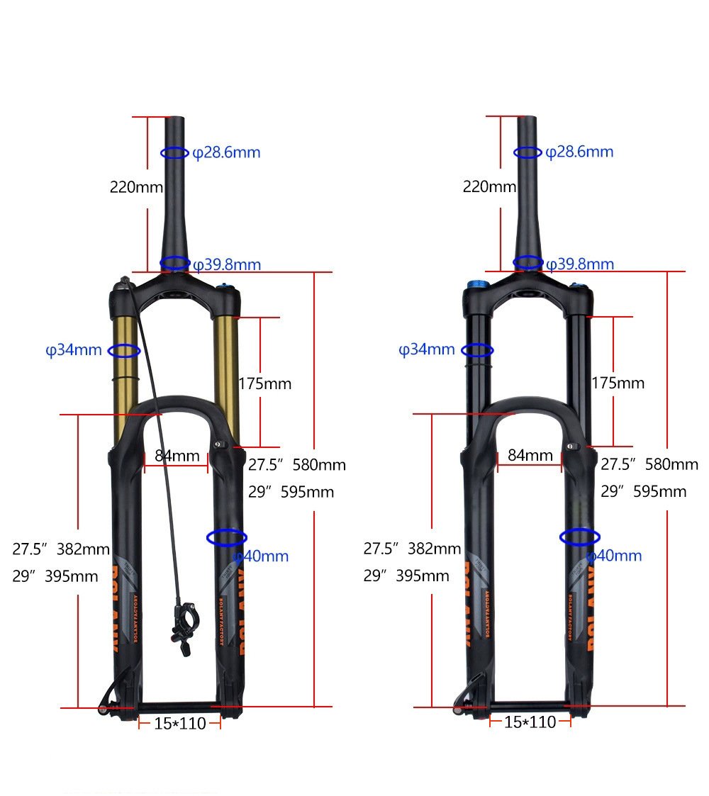 Bolany Mountain Bike Fork 160/ - Mtb Fork Air 评论和价格