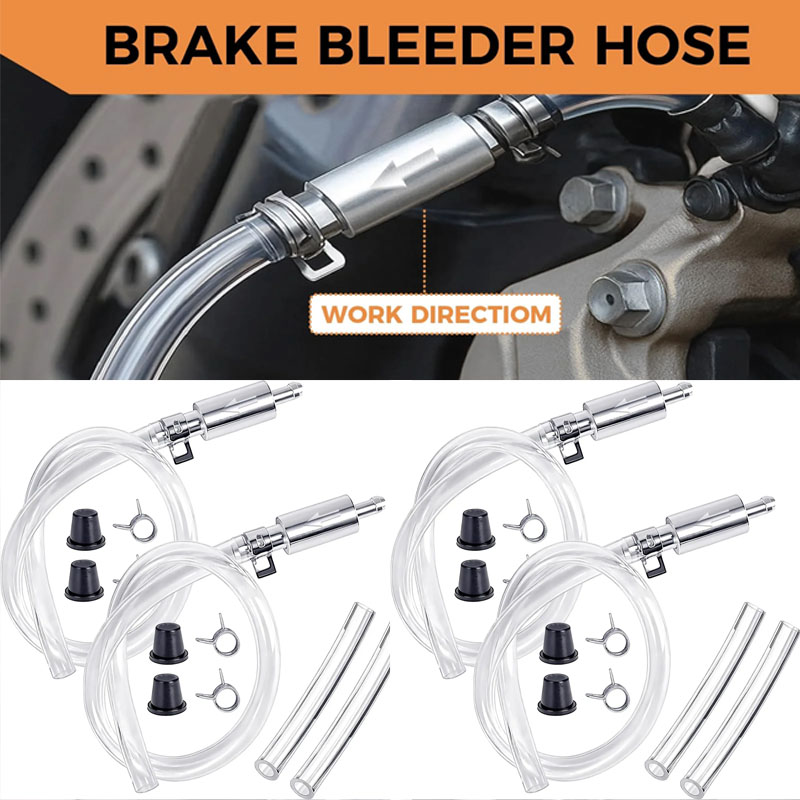 1/2/3Set NEW Bleeder Hose Kit  - Hydraulic Brake Bleed 评论和价格