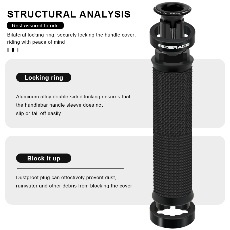 1Pair Bike Grip With End Cap F - Mountain Biking Hat 评论和价格
