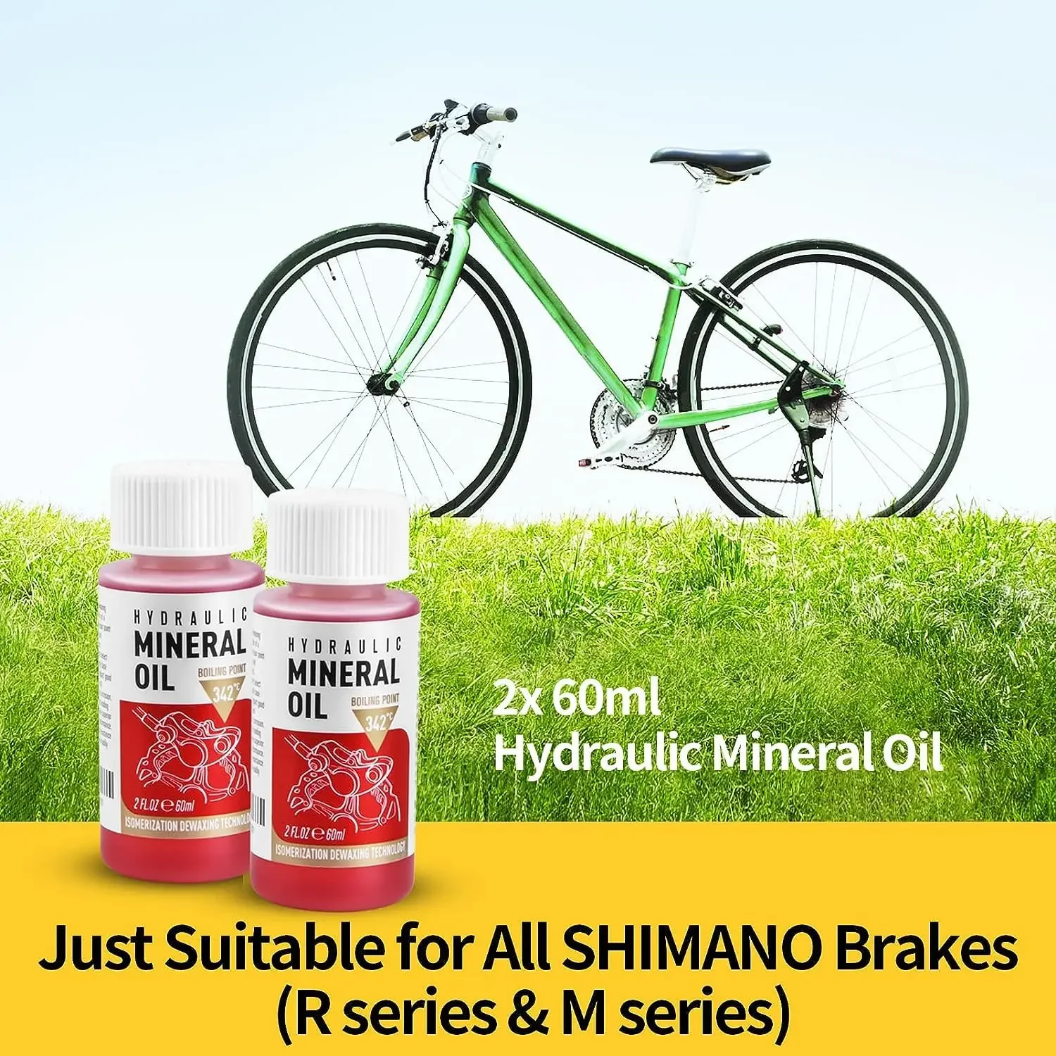 Bicycle Brake Mineral Oil 60ML - Hydraulic Brake Bleed 评论和价格